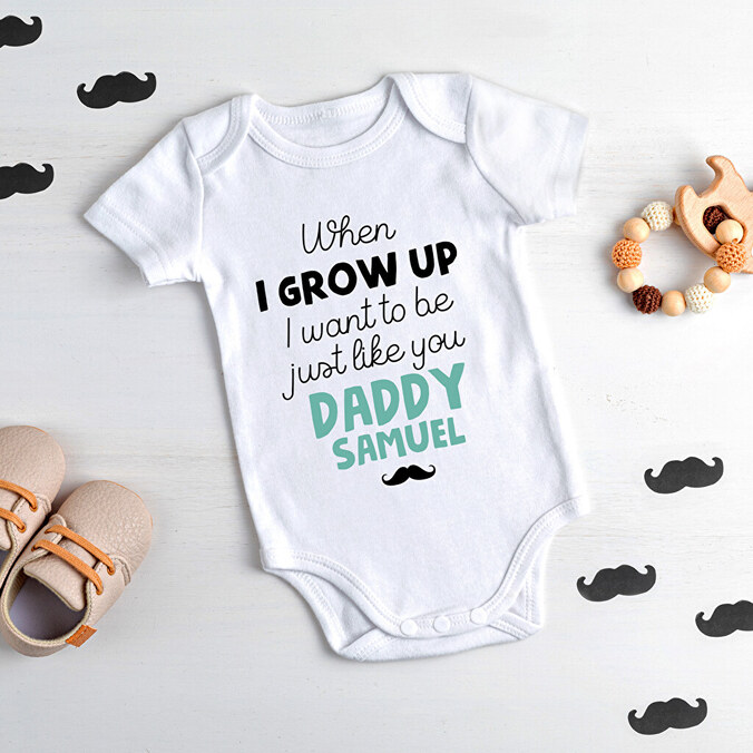 Baby Body bedrucken mit Foto oder Namen