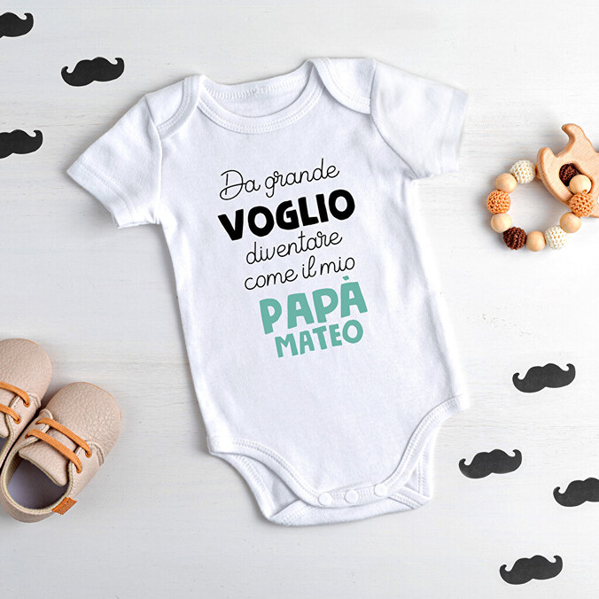 Body neonato personalizzato