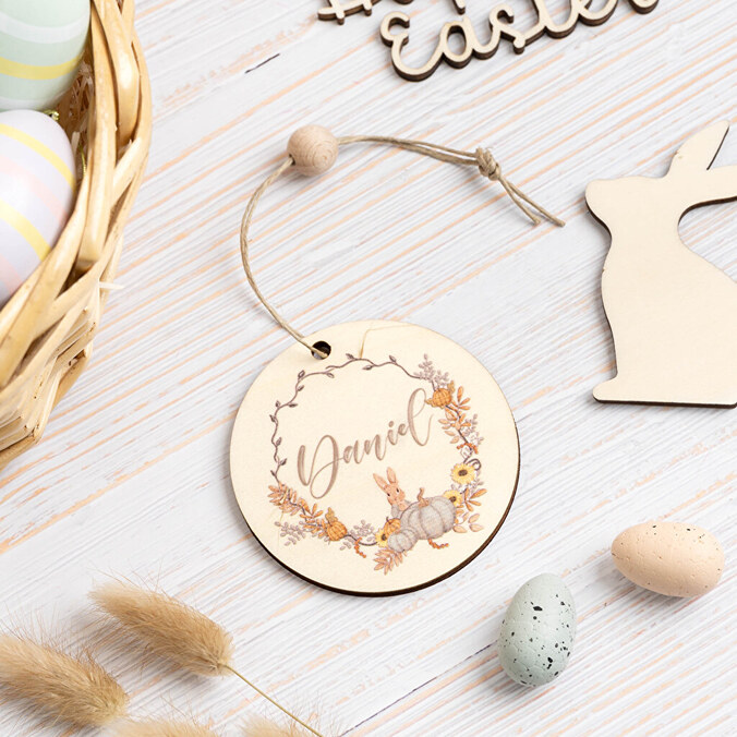 Decorazione natalizia in legno personalizzata