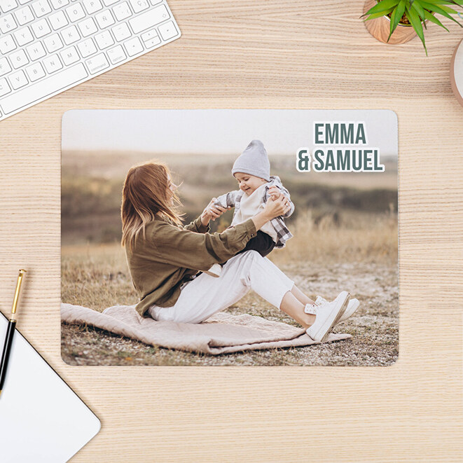 Personalised rectangular mouse pad Personalised rectangular mouse pad