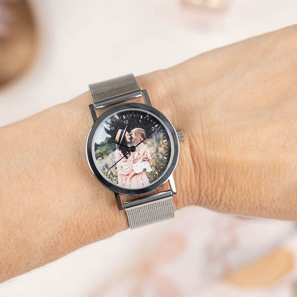 Relógio de pulso personalizado para mulher