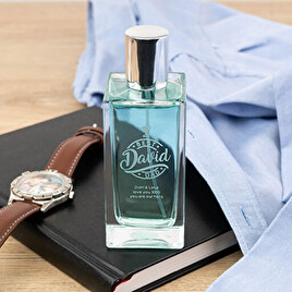 Flacon de parfum gravé