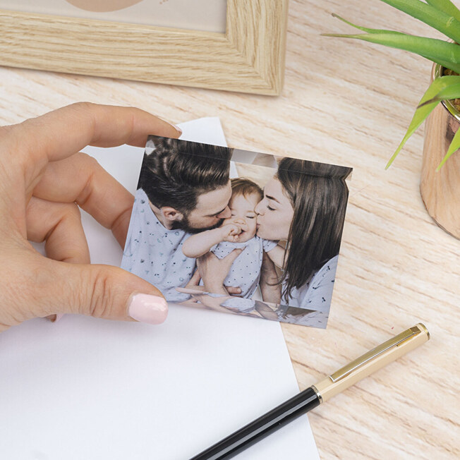 Fotos en bloque de metacrilato personalizado Fotos en bloque de metacrilato personalizado