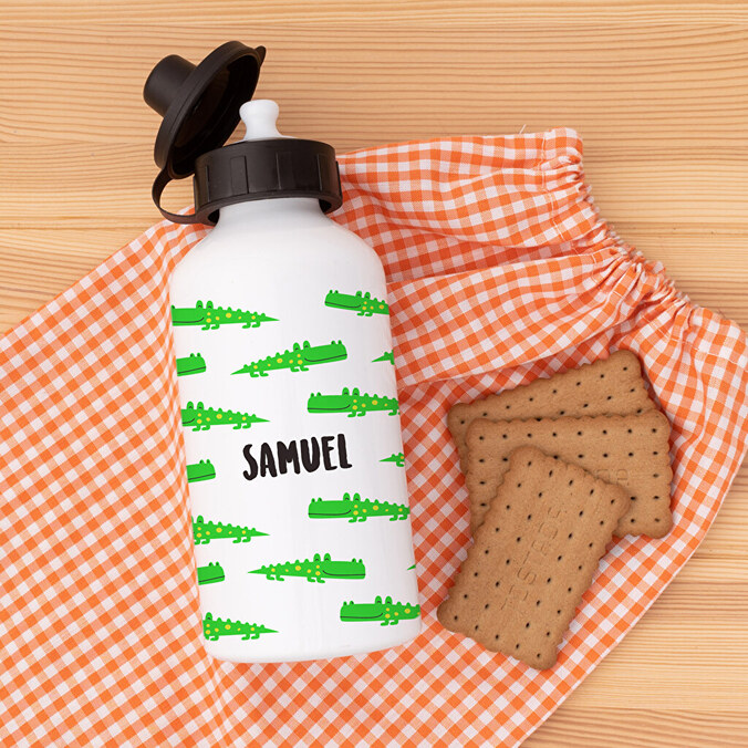 Cantimplora blanca 500 ml. personalizada