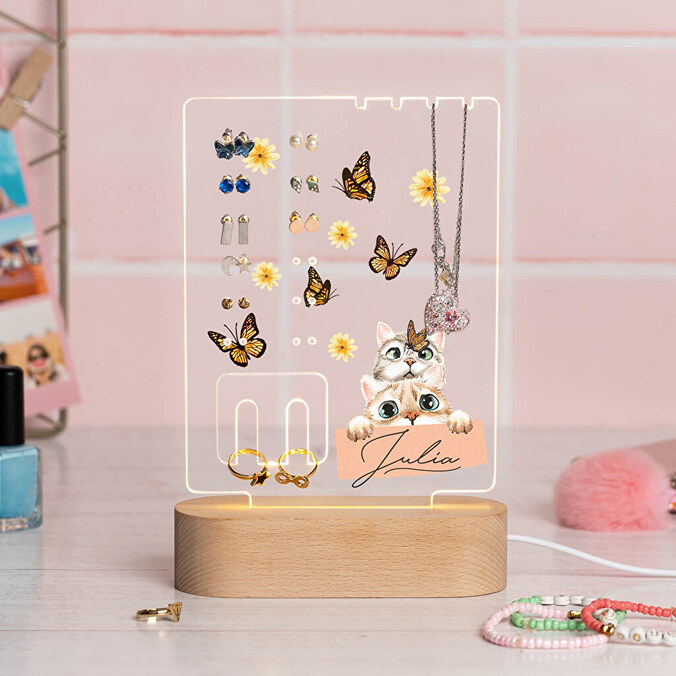 Personalizowany i podświetlany organizer na biżuterię