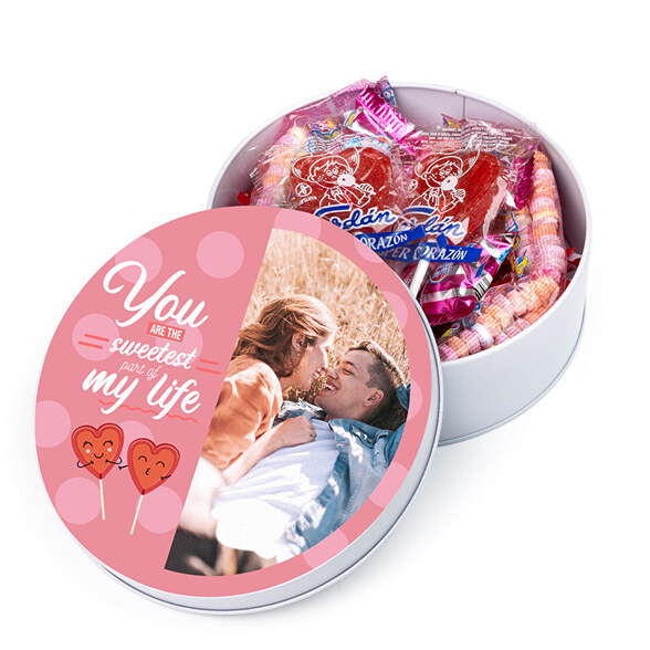 Boîte de bonbons et de chocolats personnalisée