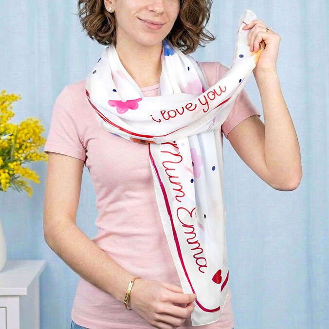 Personalised scarf
