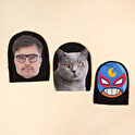 Elastyczna maska na twarz 3D z nadrukiem
