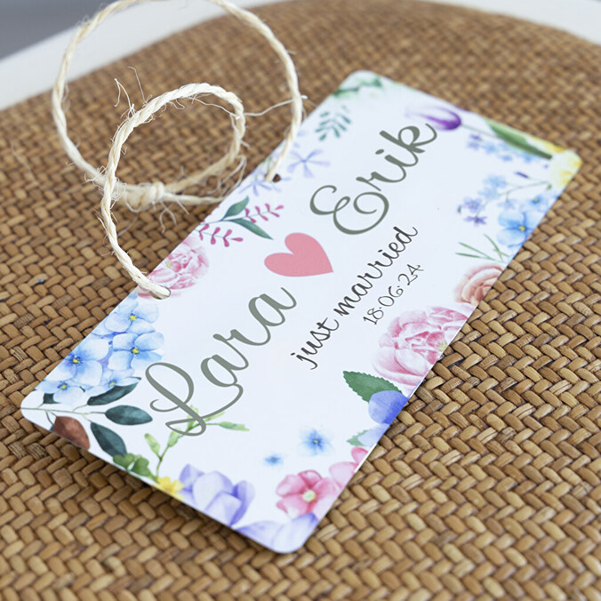 Personalizowana mini tablica rejestracyjna