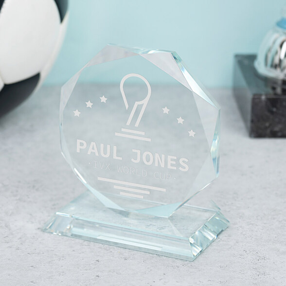 Personalizowane trofea szklane