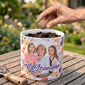 Blumentopf personalisiert mit Foto