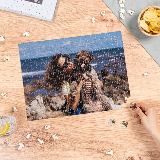 Personalised puzzle with childrens photos