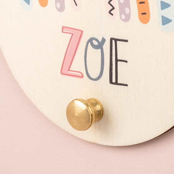Individuele gepersonaliseerde ronde hanger van hout Individuele gepersonaliseerde ronde hanger van hout