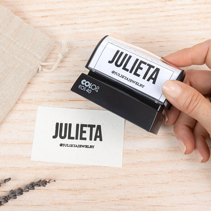Personalised self inking stamps for paper