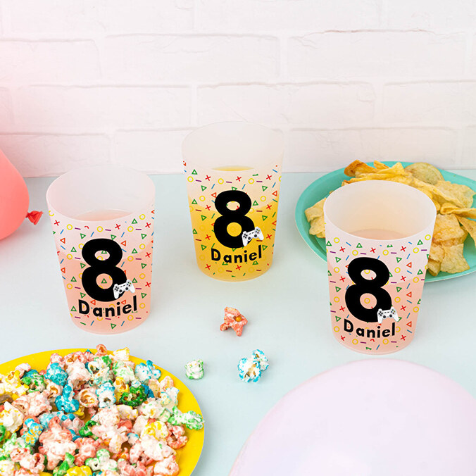 Vaso personalizado reutilizable de plástico 500 ml.