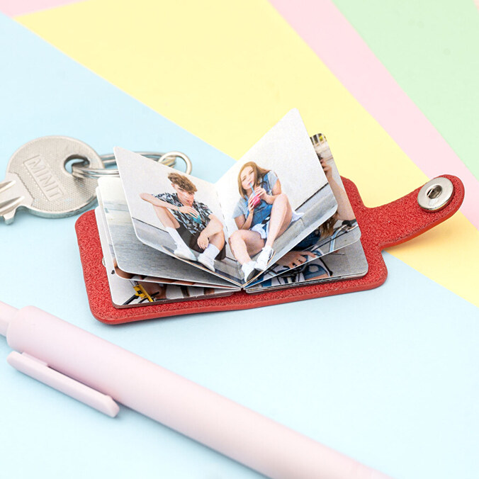 Mini Fotoalbum Schlüsselanhänger