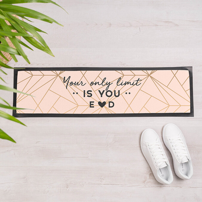 Personalised rubber doormats