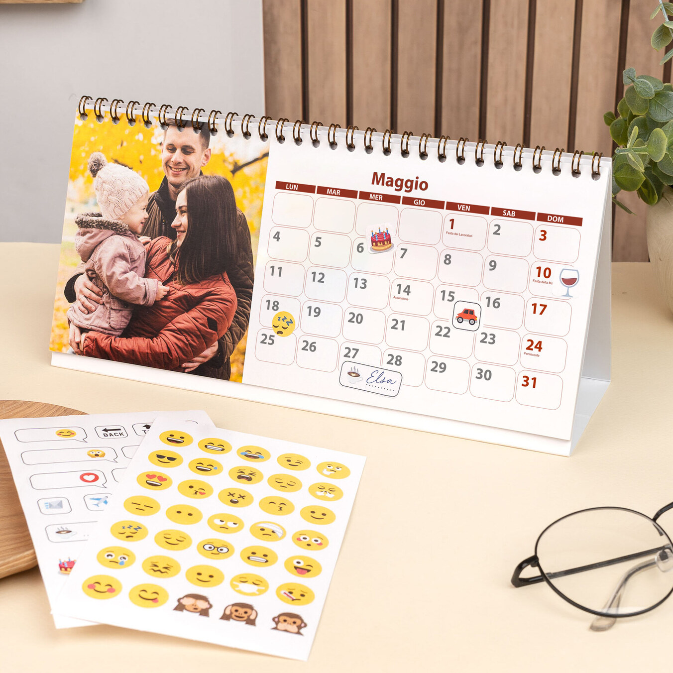 Calendari da tavolo personalizzati