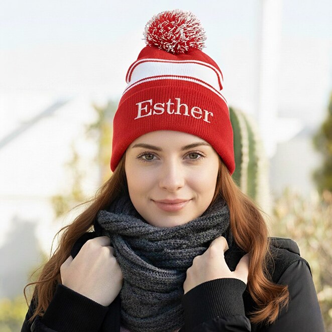 Embroidered winter hat Embroidered winter hat