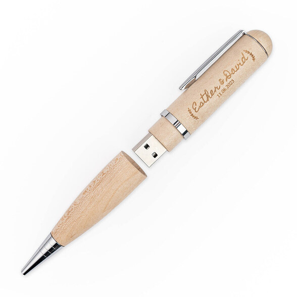 Caneta USB gravada
