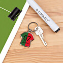 Porta-chaves camisola metálico personalizado