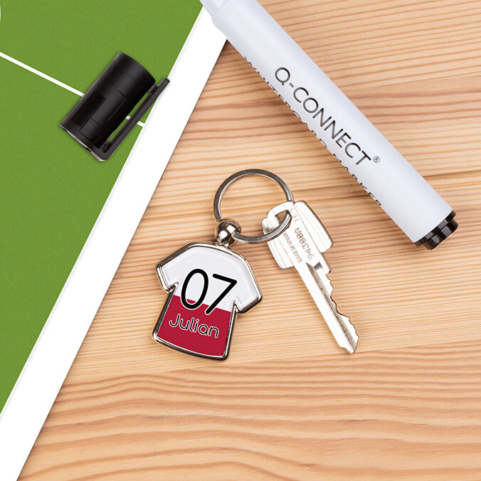 Personalizowany brelok do kluczy T-shirt