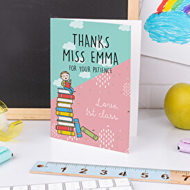 Cartões de agradecimento para professores
