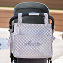 Personalisierte Kinderwagen-Tasche mit gesticktem Namen