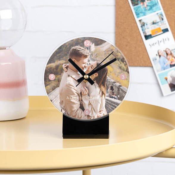 Personalised table clock Wanapix