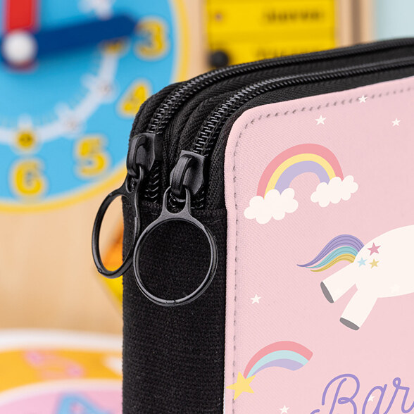 Trousse scolaire rectangulaire personnalisée