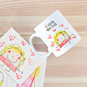Taza de cerámica personalizada