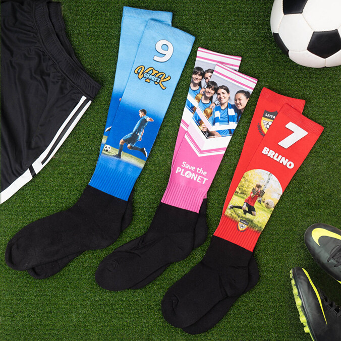 Personalised football socks