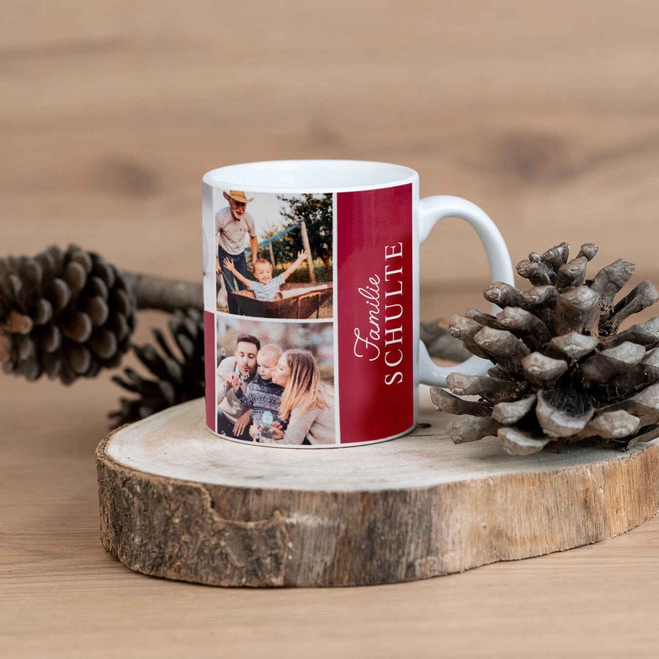 Keramiktasse mit Foto / Text bedrucken lassen
