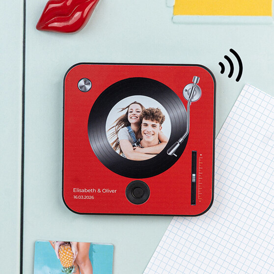Personalised musical fridge magnet