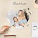 Personalised heart shaped magnetic puzzle