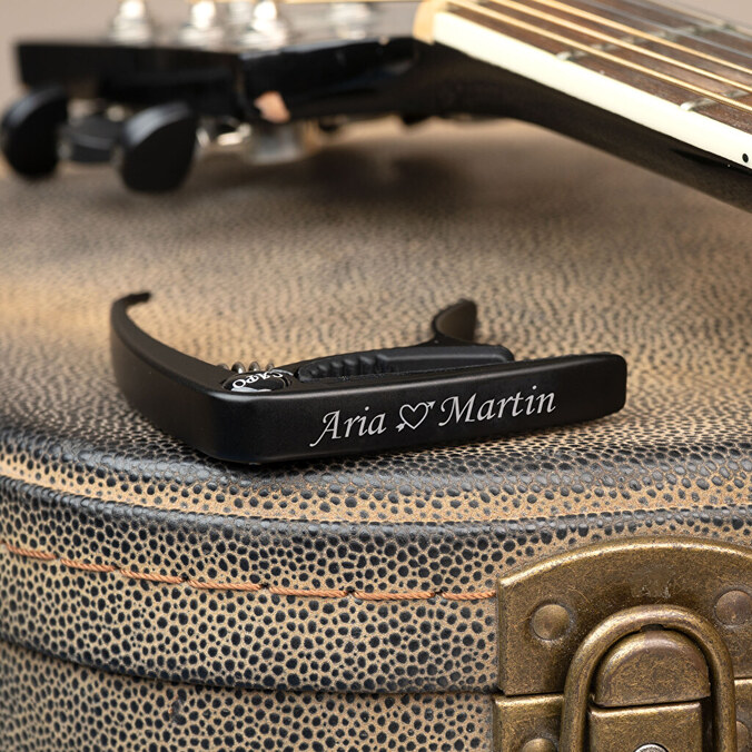 Personalised guitar capo