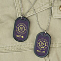 Chapa militar personalizada