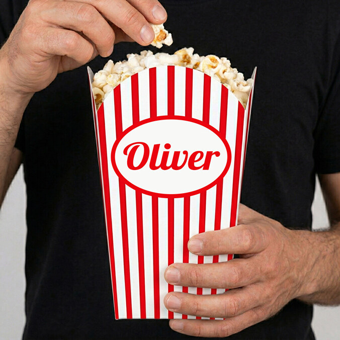 Porta popcorn personalizzato