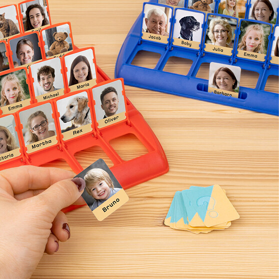 Personalised photo board games with your own images