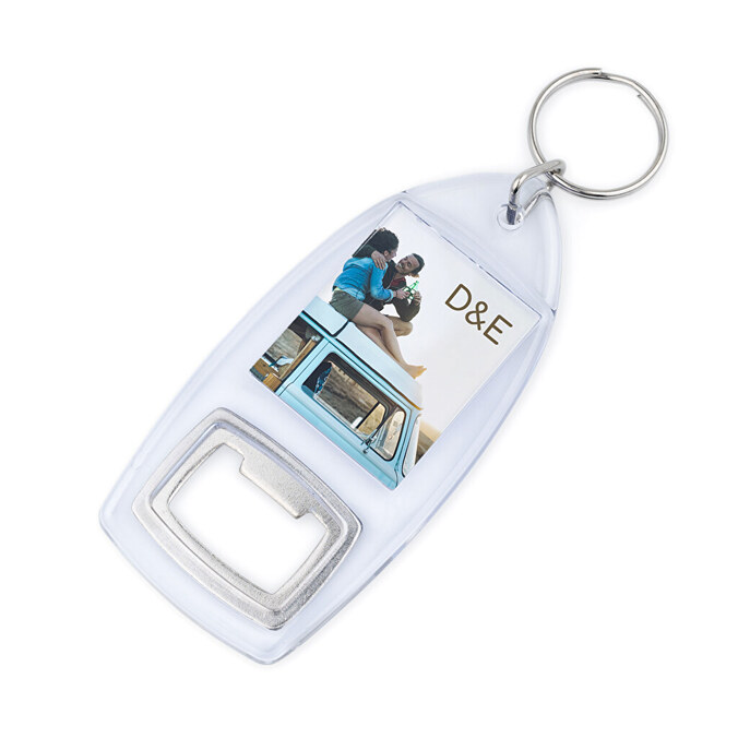 Personlig nyckelring med flasköppnare