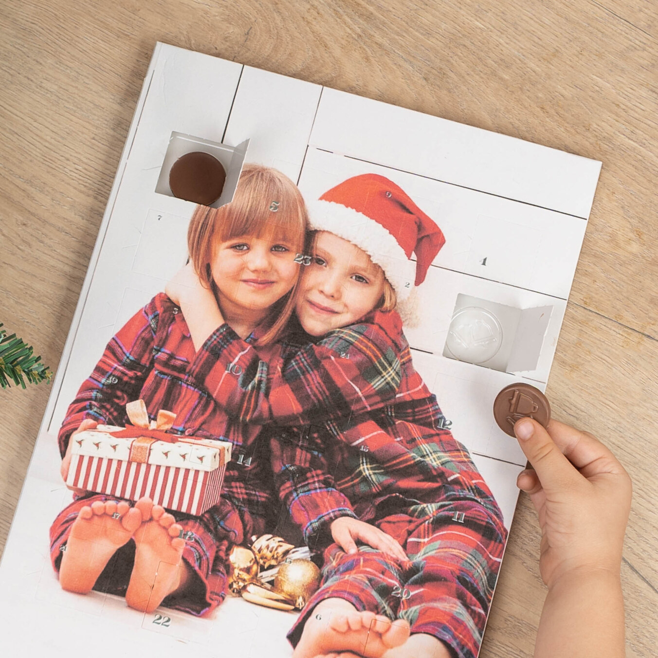 Calendario de adviento personalizado