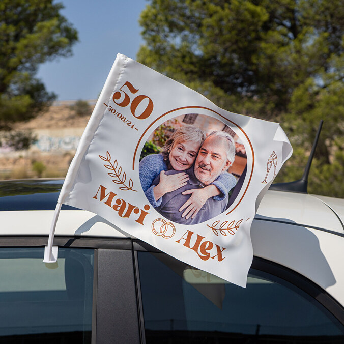 Bandiera auto personalizzata