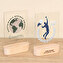 Personalised acrylic trophy with wooden base Personalised acrylic trophy with wooden base