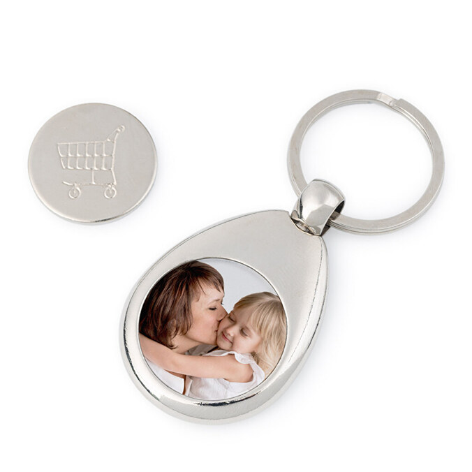 Personalised trolley coin