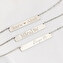 Engraved bar necklace Engraved bar necklace
