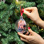 Pack 4 personalised Round Christmas Tree baubles Pack 4 personalised Round Christmas Tree baubles