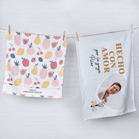 Paños de cocina personalizados