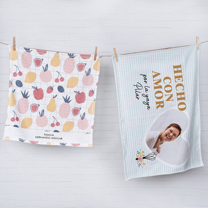 Paños de cocina personalizados