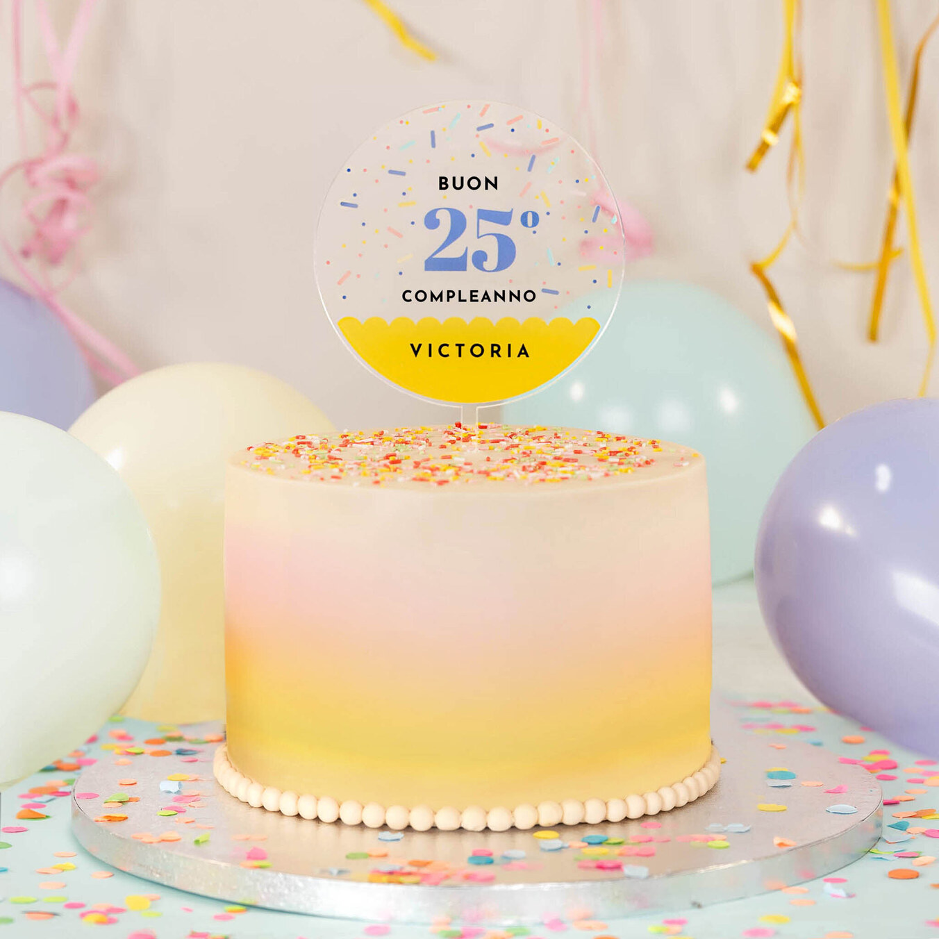 Cake topper personalizzati