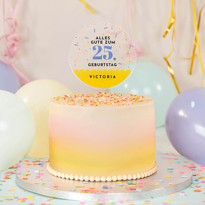 Cake Topper personalisiert